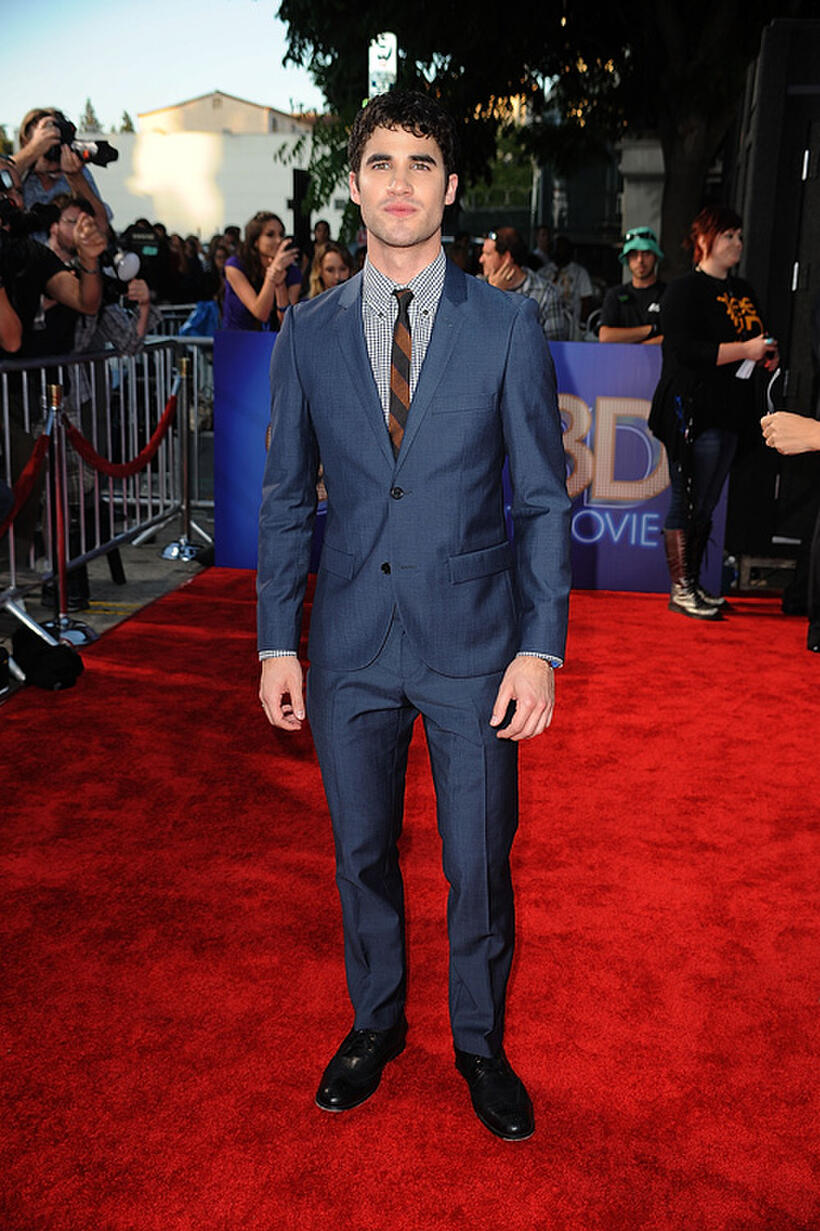 Darren Criss at the California premiere of "Glee The Concert Movie."