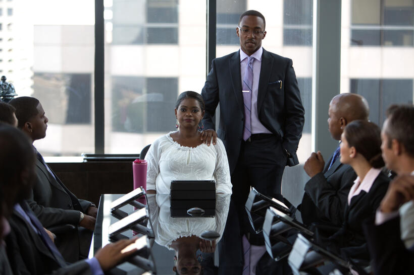 Octavia Spencer and Anthony Mackie in "Black or White."
