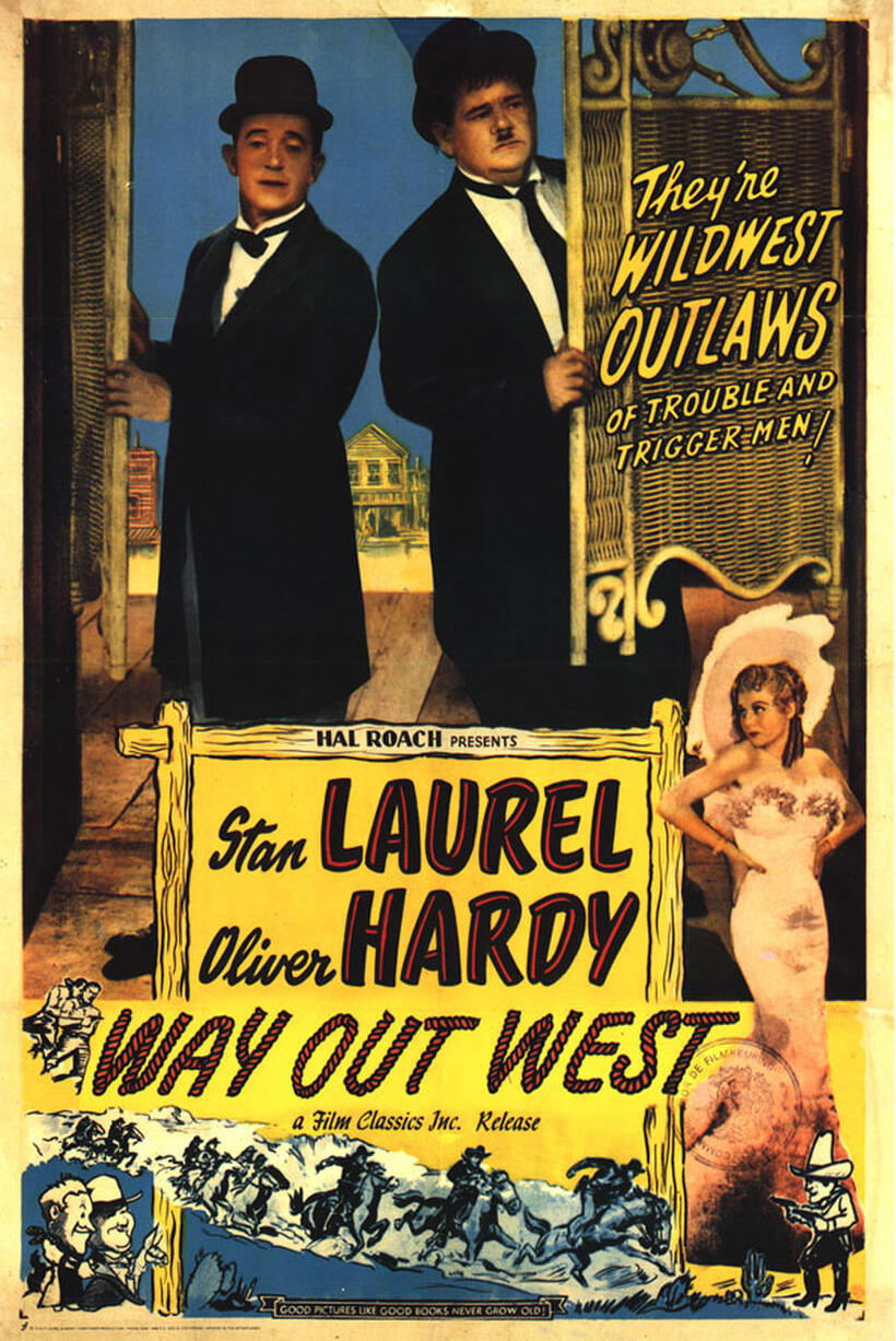 Poster art for "Way Out West."