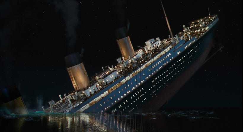 A scene from "Titanic 3D."