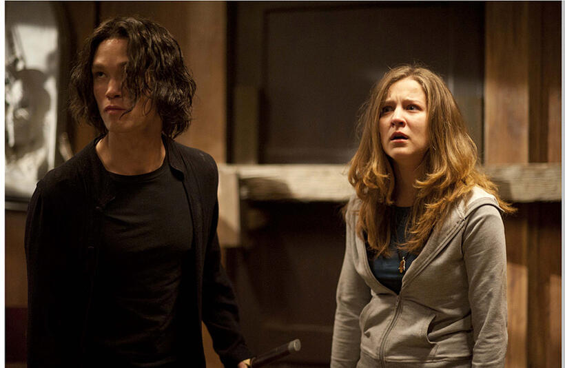 Jordan Matthews and Hallee Hirsch in "Fading of the Cries."