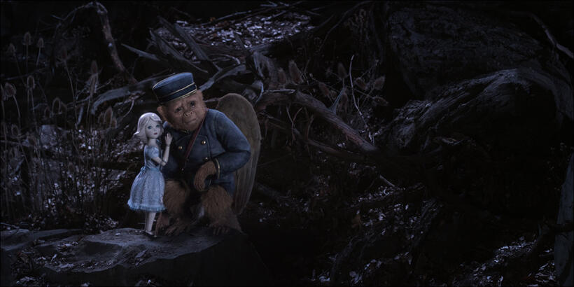 China Girl voiced by Joey King and Finley voiced by Zach Braff in "Oz: The Great and Powerful."