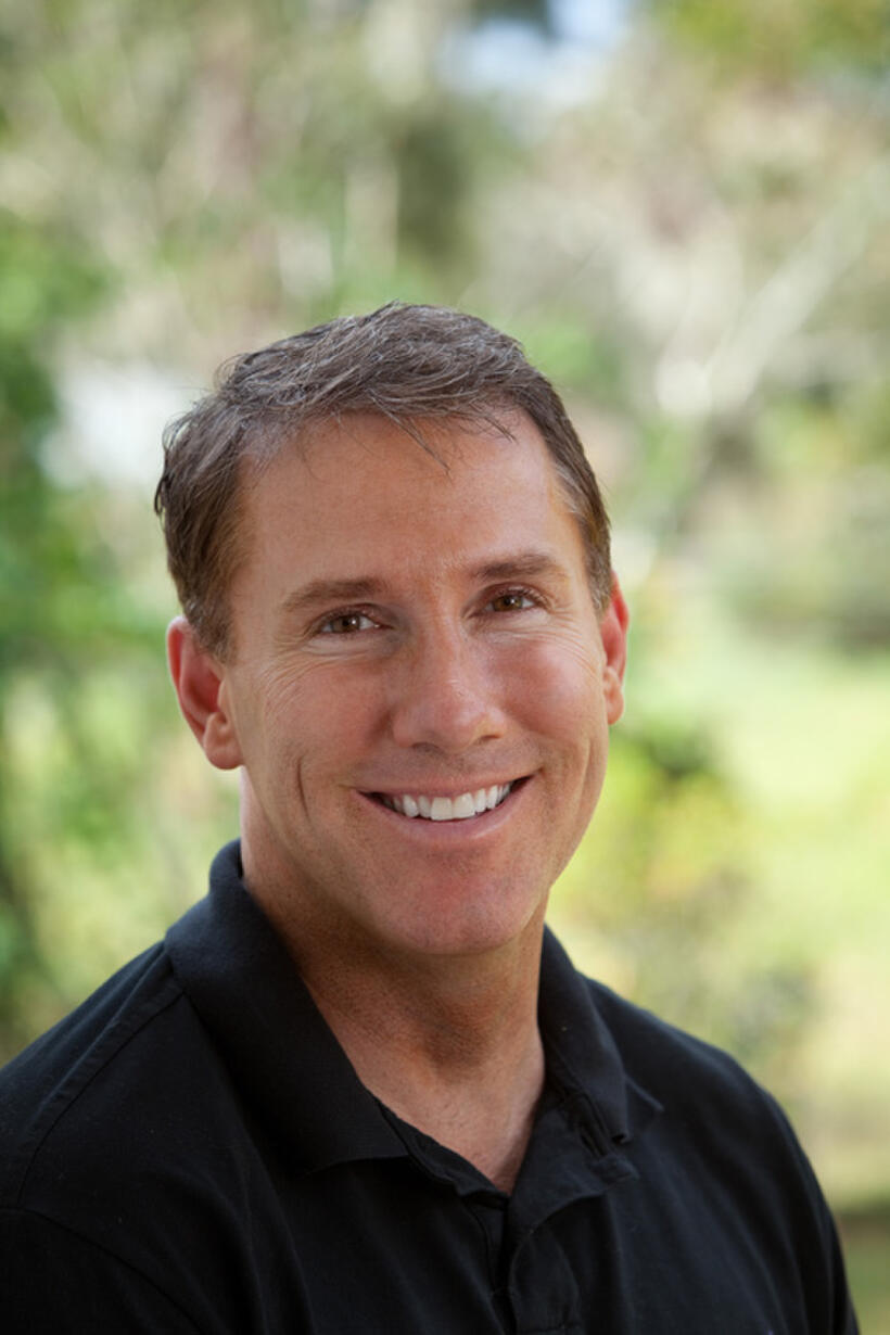Author Nicholas Sparks on the set of "The Lucky One."