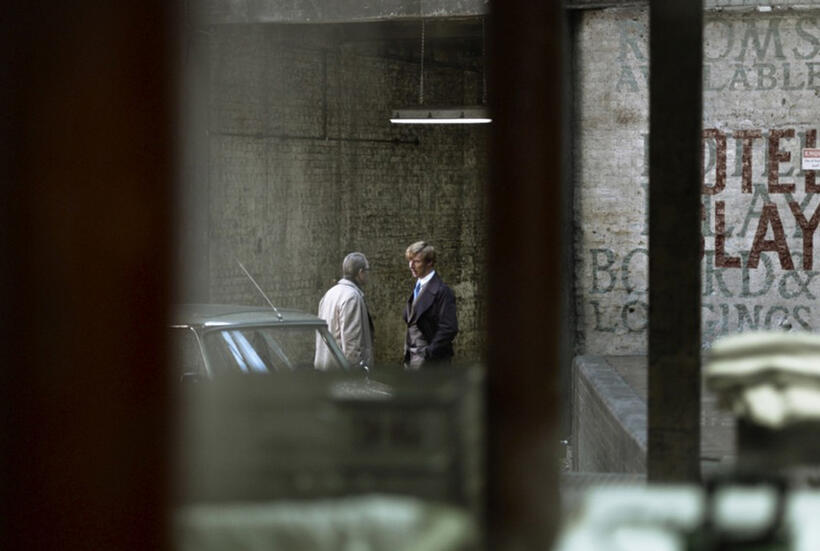 Gary Oldman and Benedict Cumberbatch in "Tinker Tailor Soldier Spy."
