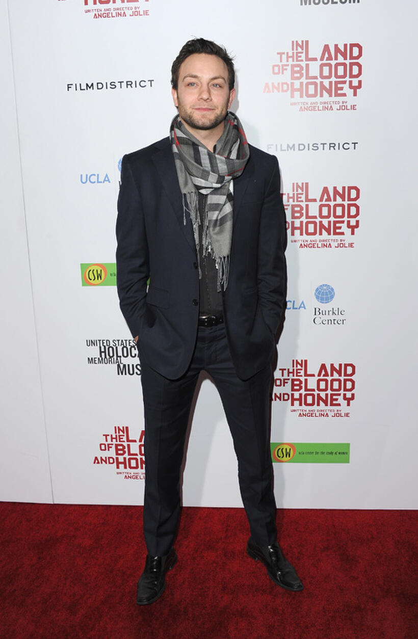 Jonathan Sadowski at the California premiere of "In the Land of Blood and Honey."
