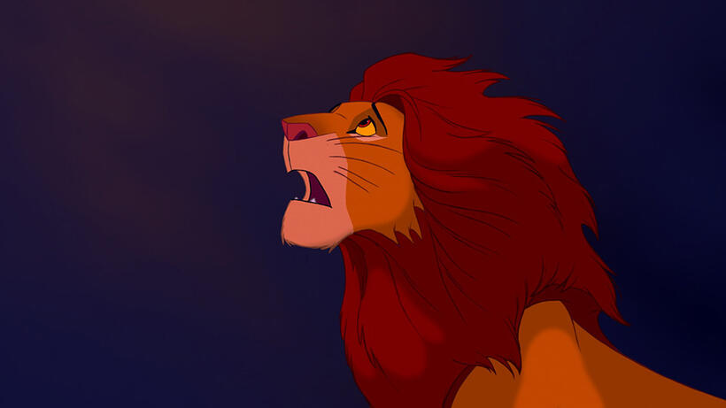 Simba voiced by Matthew Broderick in "The Lion King 3D."