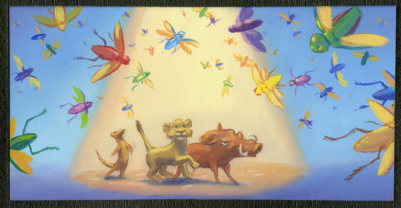 Concept Art for "The Lion King 3D."