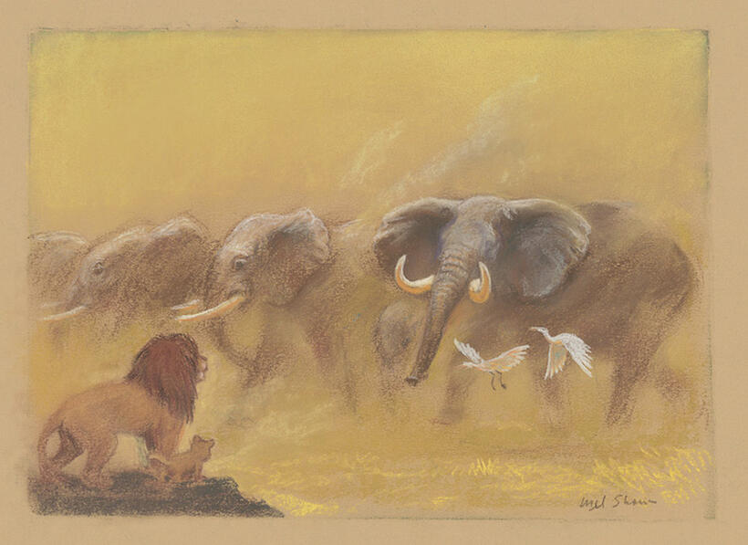 Concept Art for "The Lion King 3D."