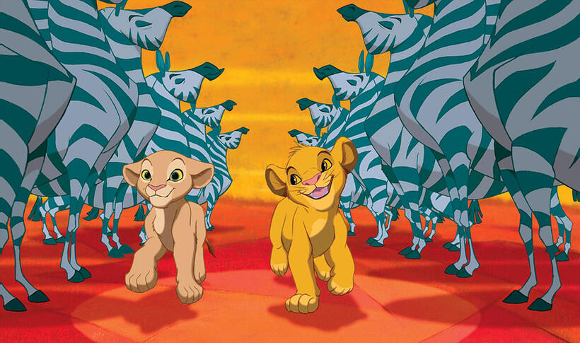 Nala and Simba in "The Lion King 3D."