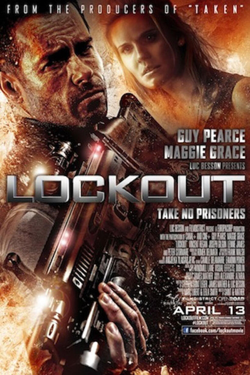Poster art for "Lockout."