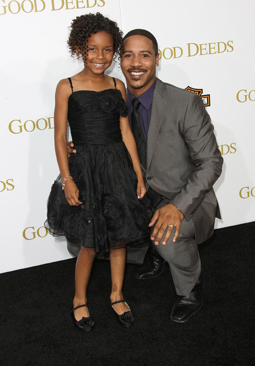 Jordenn Thompson and Brian J. White at the California premiere of "Tyler Perry's Good Deeds."