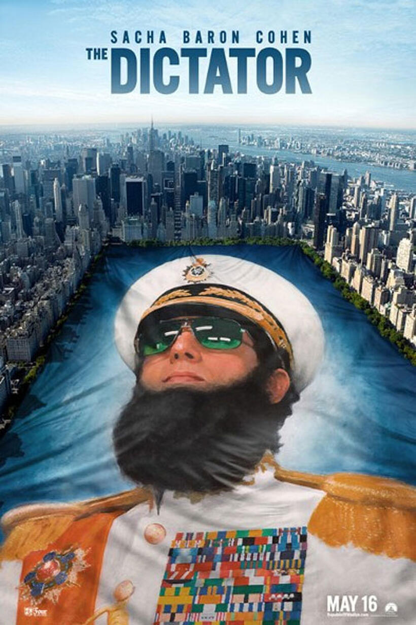 Poster art for "The Dictator."