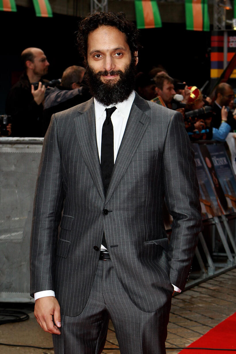 Jason Mantzoukas at the world premiere of "The Dictator" in London.
