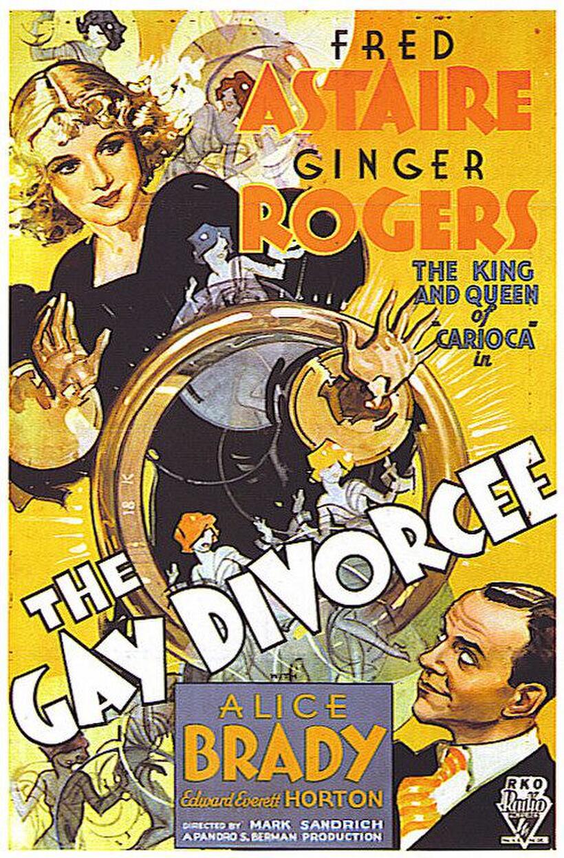 Poster art for "The Gay Divorcee."