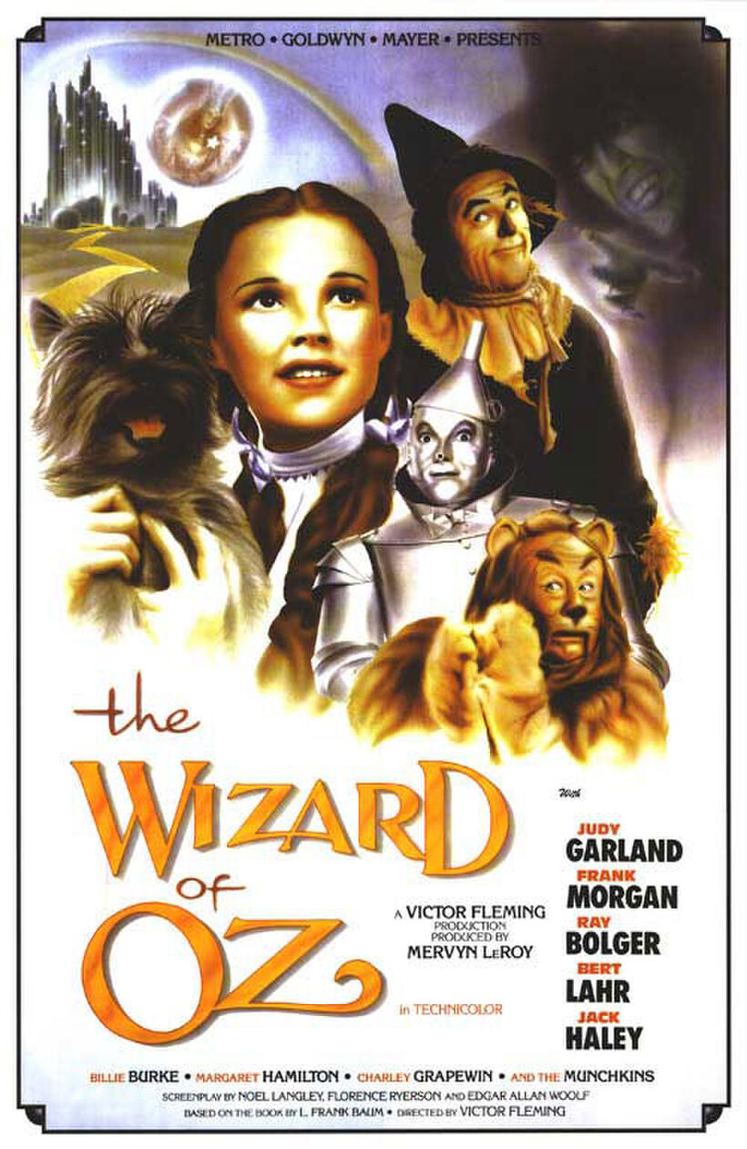 Poster art for "The Wizard of Oz."
