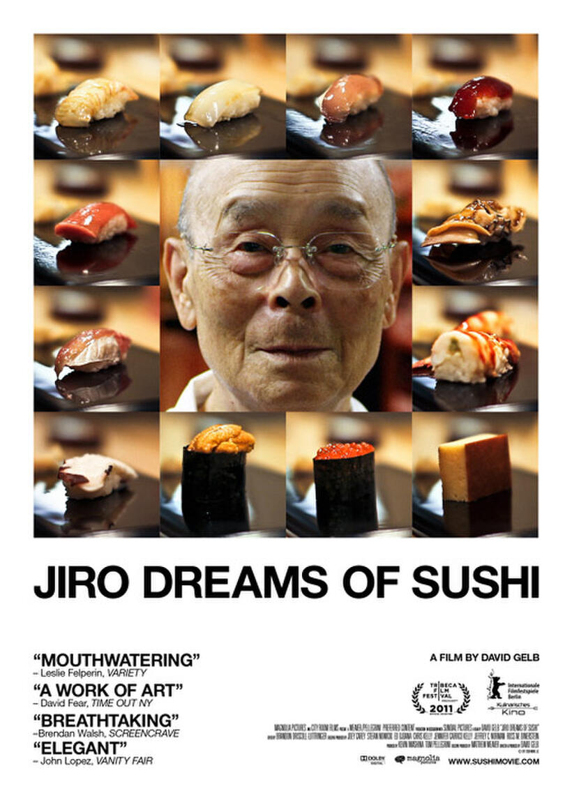 Poster art for "Jiro Dreams of Sushi."