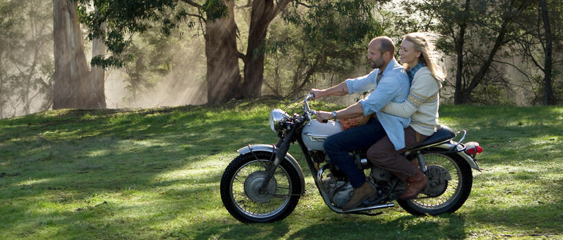 Jason Statham and Yvonne Strahovski in "Killer Elite."