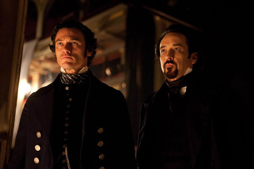 From Comic-Con: Luke Evans and John Cusack in "The Raven.''