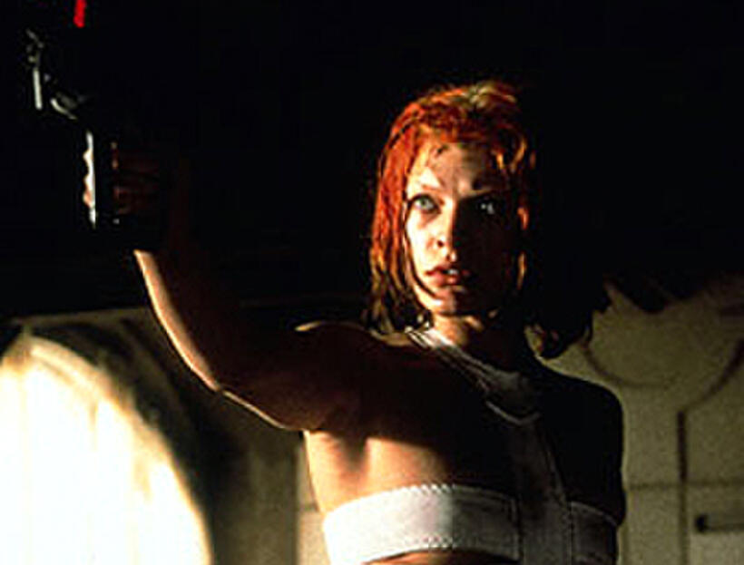 Milla Jovovich in "The Fifth Element."