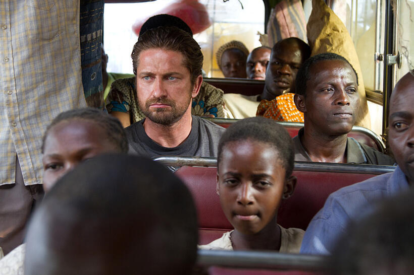 Gerard Butler and Souleymane Sy Savane in "Machine Gun Preacher."