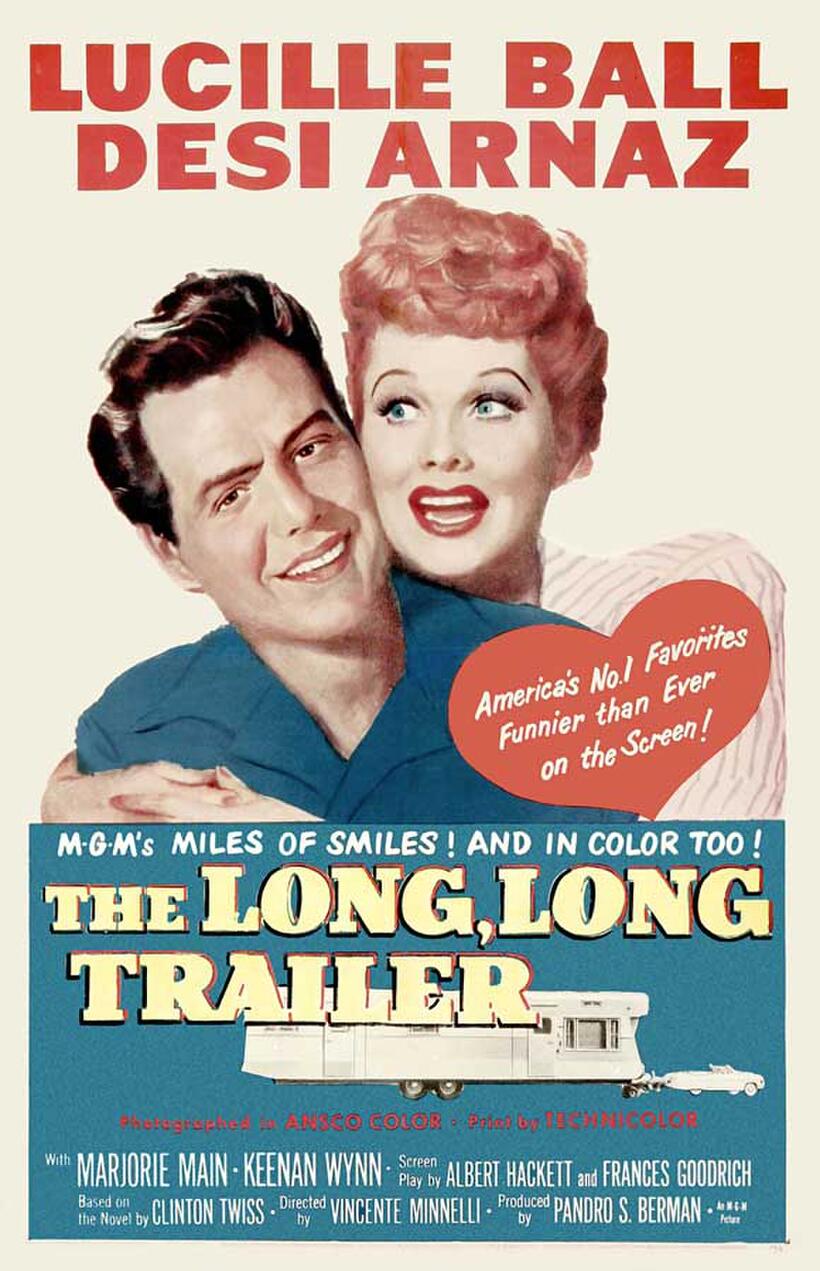 Poster art for "The Long, Long Trailer."