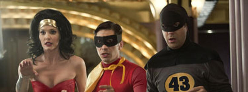 Leslie Bibb, Justin Long and Jason Sudeikis in "Movie 43."
