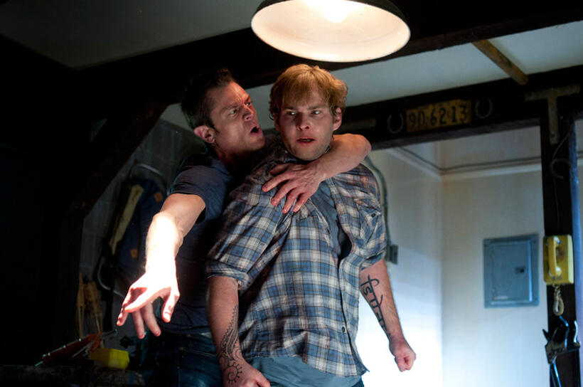 Johnny Knoxville and Seann William Scott in "Movie 43."