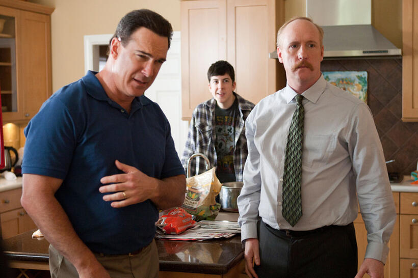Patrick Warburton, Christopher Mintz-Plasse and Matt Walsh in "Movie 43."