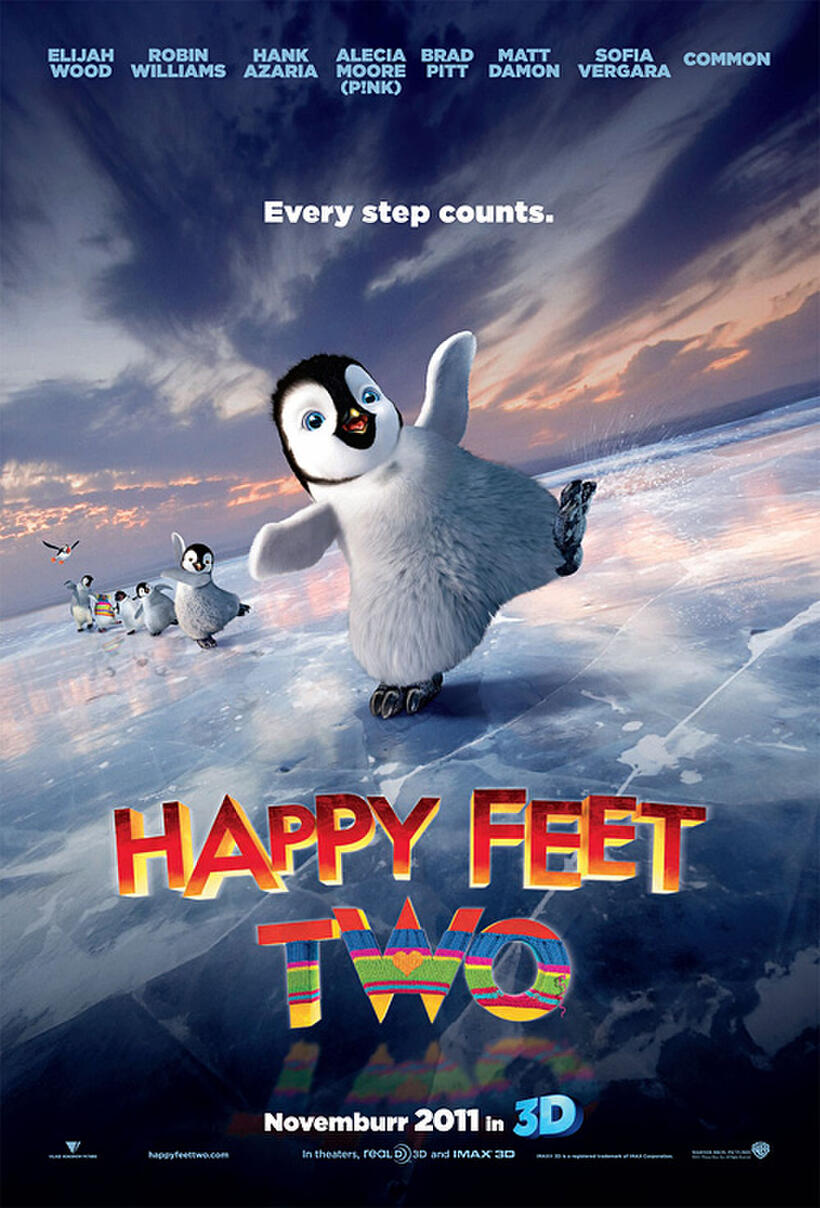 Poster art for "Happy Feet Two."