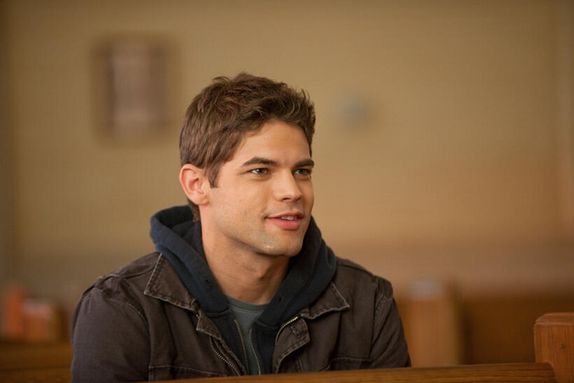 Jeremy Jordan as Randy Garrity in "Joyful Noise."
