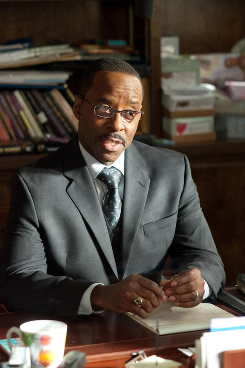 Courtney Vance as Pastor Dale in "Joyful Noise."