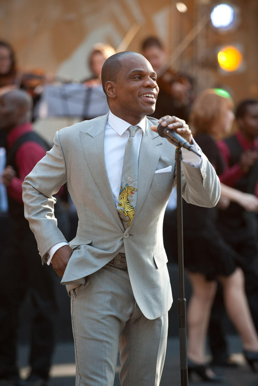 Kirk Franklin as Baylor Sykes in "Joyful Noise."