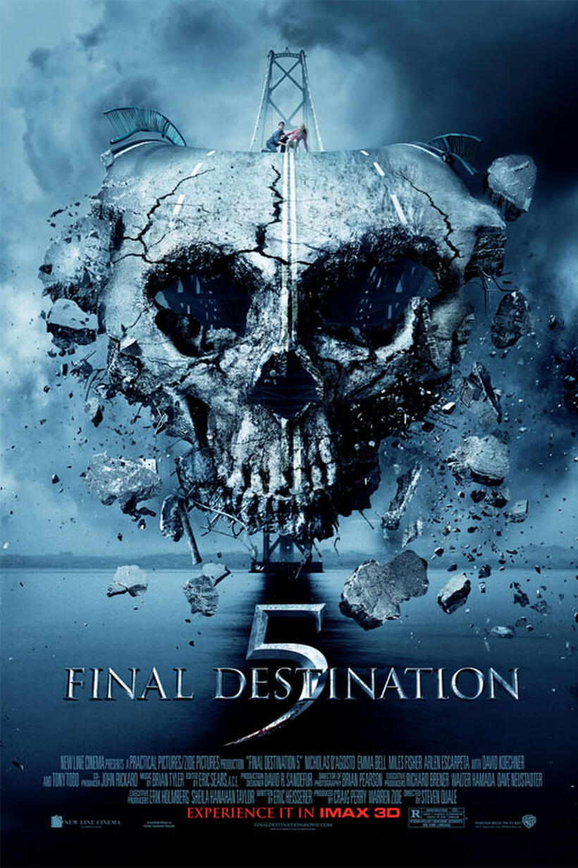 Poster art for "Final Destination 5: An IMAX 3D Experience."