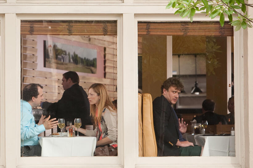 Steve Zissis, Judy Greer and Jason Segel in "Jeff, Who Lives at Home."