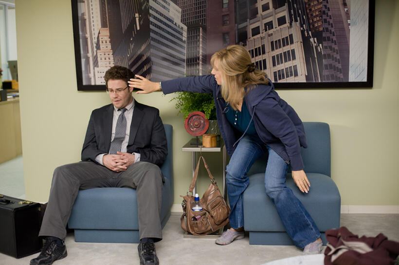 Seth Rogen as Andrew Brewster and Barbra Streisand as Joyce Brewster in "The Guilt Trip."