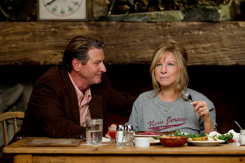 Brett Cullen as Ben Graw and Barbra Streisand as Joyce Brewster in "The Guilt Trip."