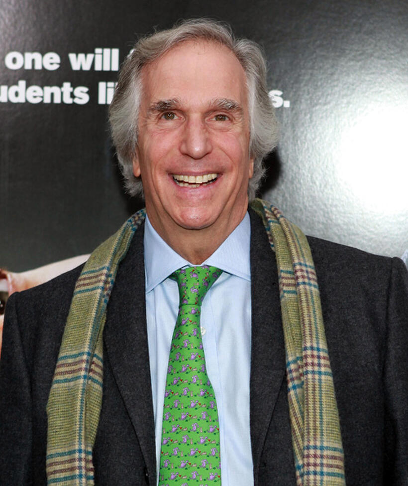 Henry Winkler at the New York premiere of "Here Comes the Boom."