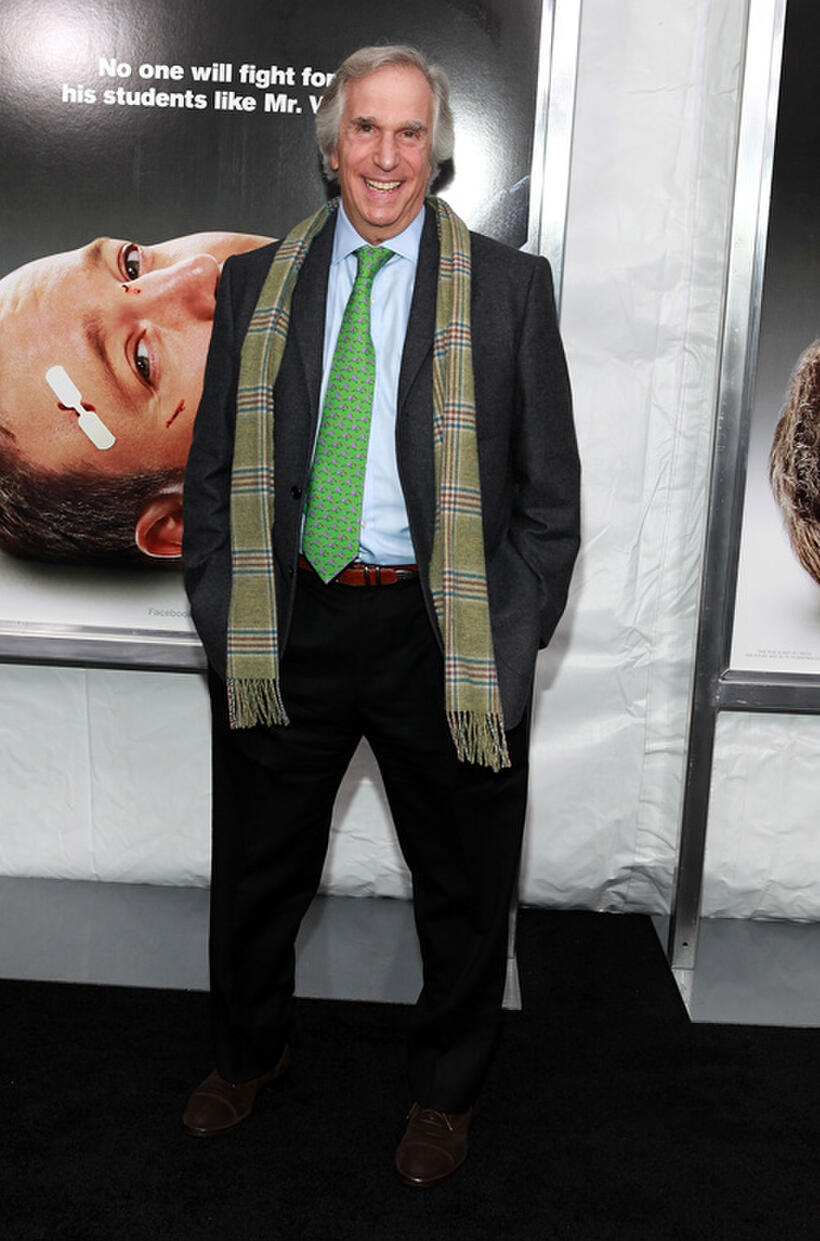 Henry Winkler at the New York premiere of "Here Comes the Boom."