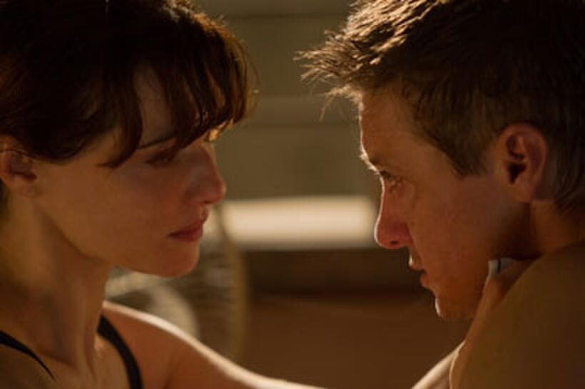 Jeremy Renner and Rachel Weisz in "The Bourne Legacy."