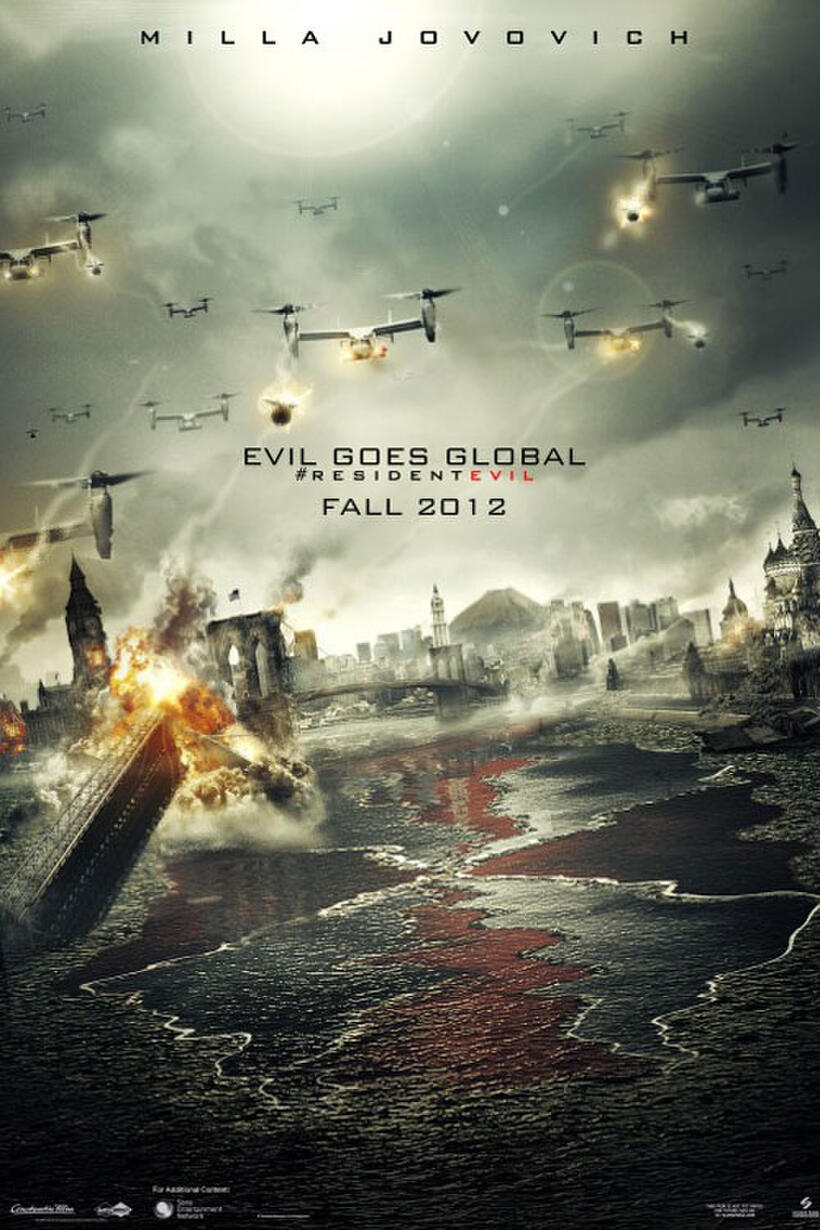 Poster art for "Resident Evil: Retribution."