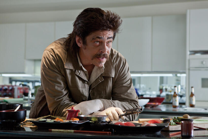 Benicio Del Toro in "Savages."