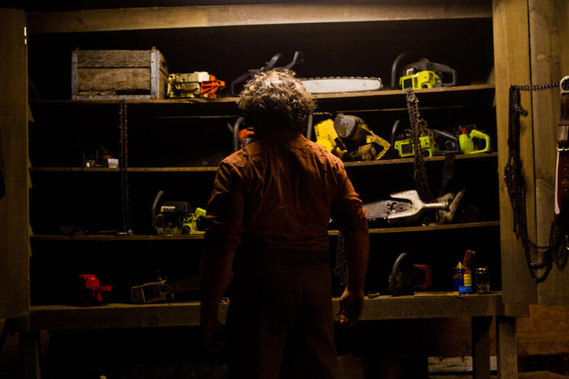 Dan Yeager as Leatherface in "Texas Chainsaw 3D."