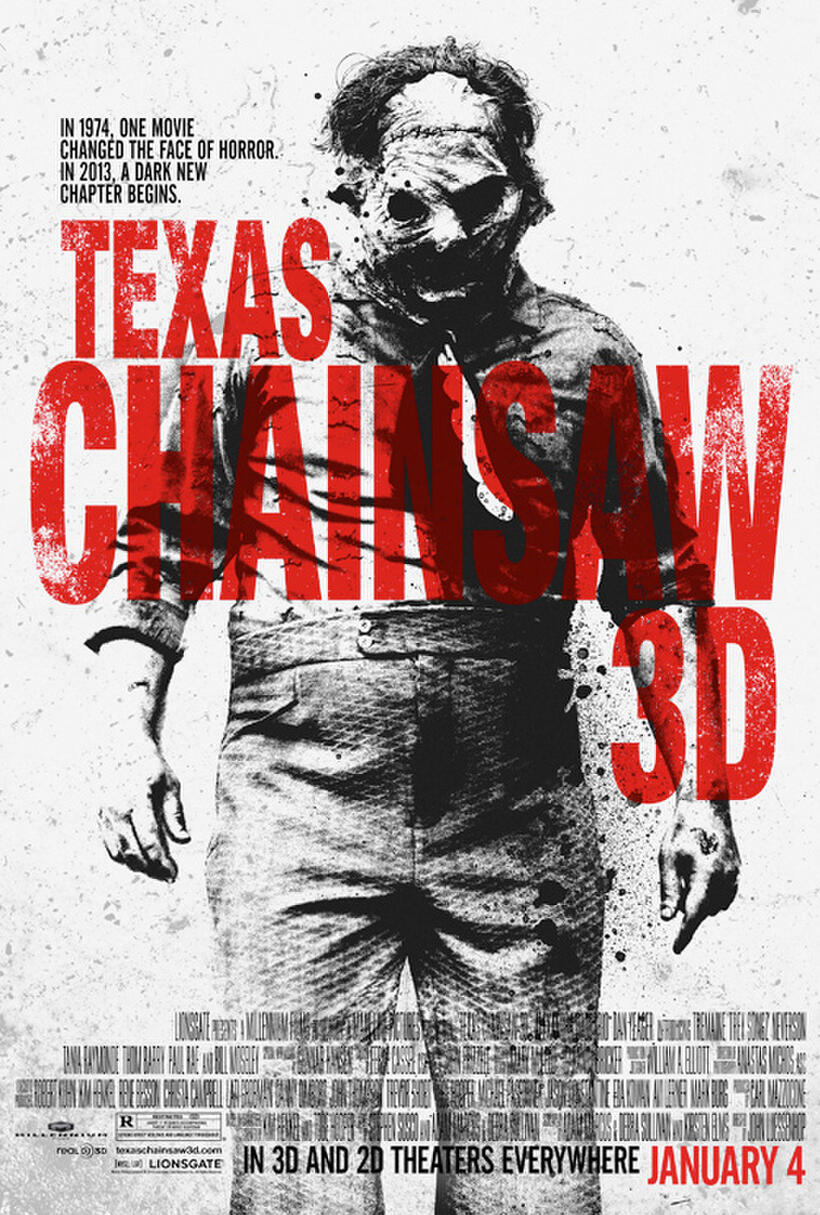 Poster art for "The Texas Chainsaw Massacre 3D."