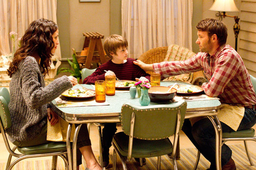 Jennifer Garner, CJ Adams and Joel Edgerton in "The Odd Life of Timothy Green."