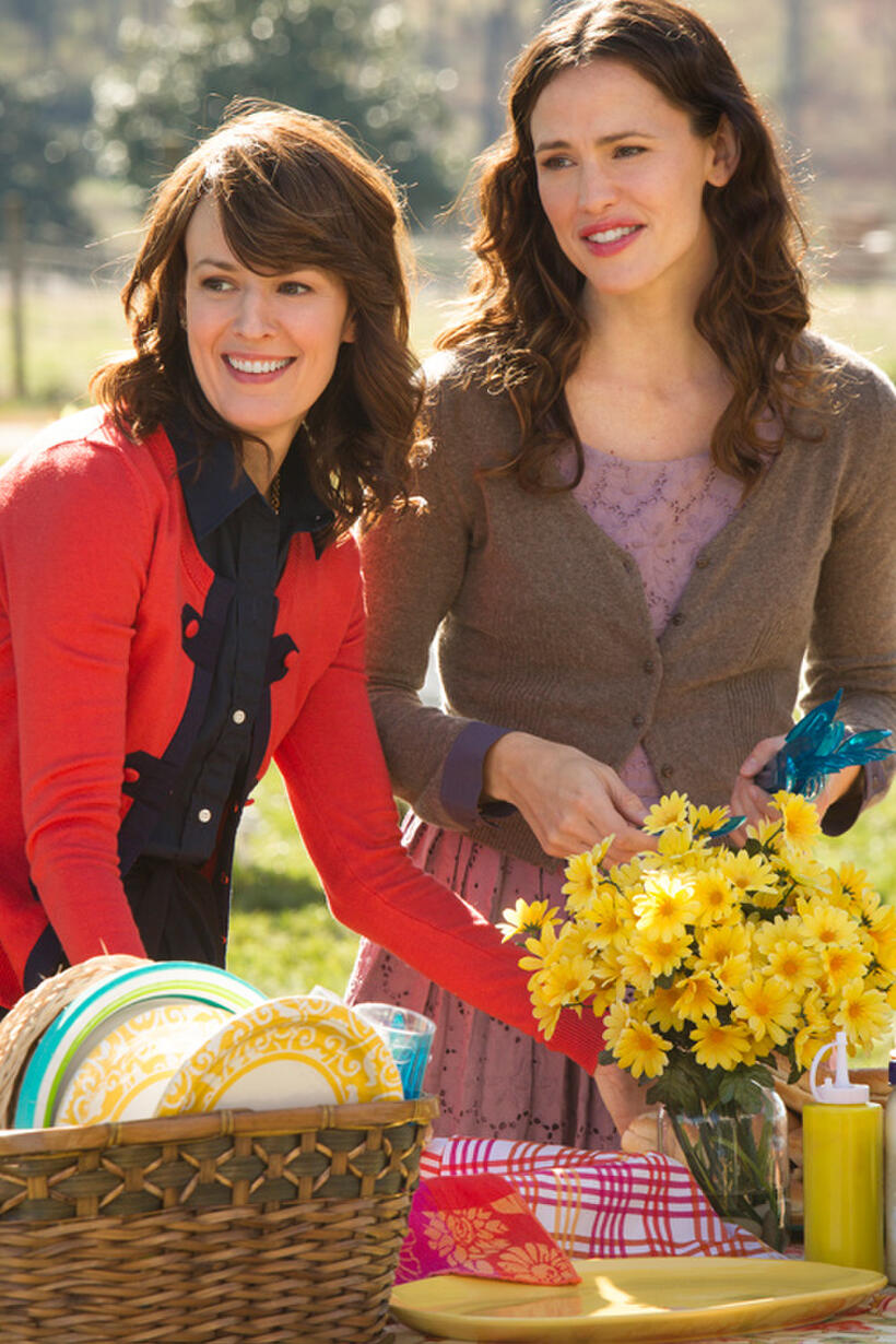 Rosemarie DeWitt and Jennifer Garner in "The Odd Life of Timothy Green."