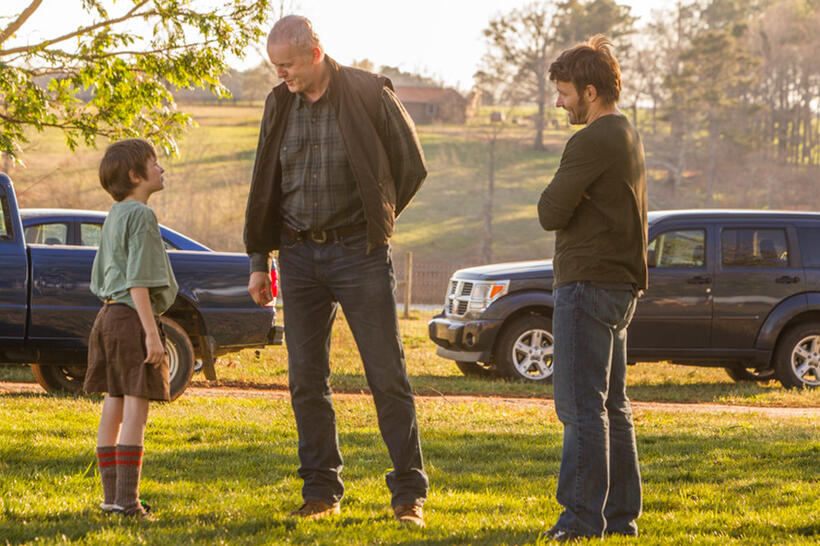 CJ Adams, David Morse and Joel Edgerton in "The Odd Life of Timothy Green."