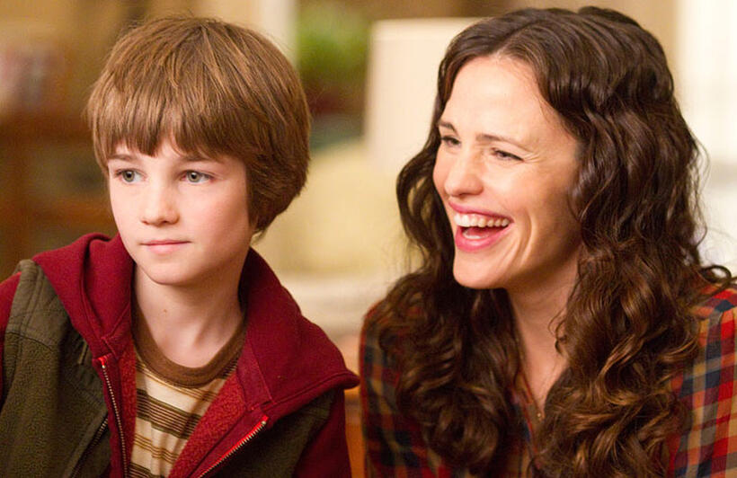 CJ Adams as Timothy and Jennifer Garner as Cindy Green in "The Odd Life of Timothy Green."