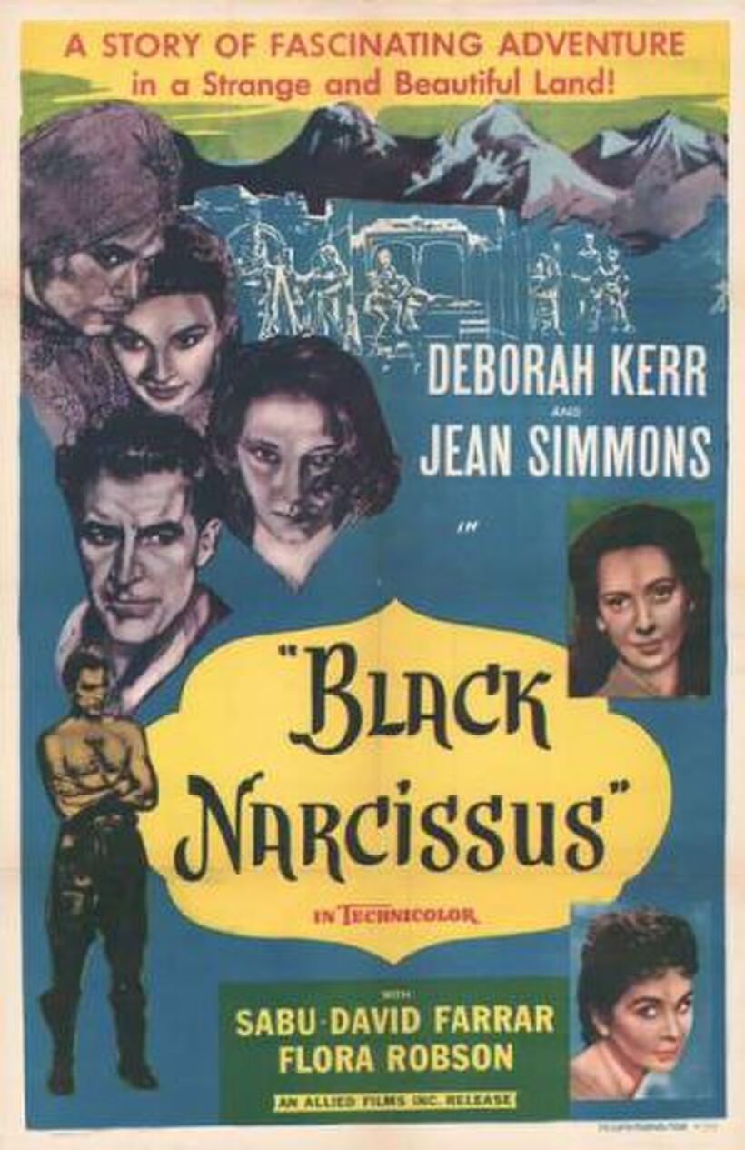 Poster art for "Black Narcissus."