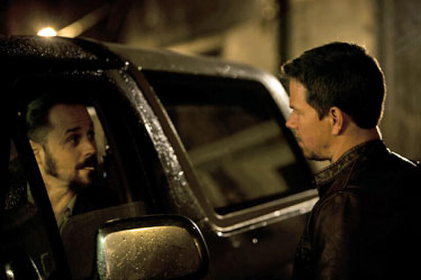 Giovanni Ribisi and Mark Wahlberg in "Contraband."