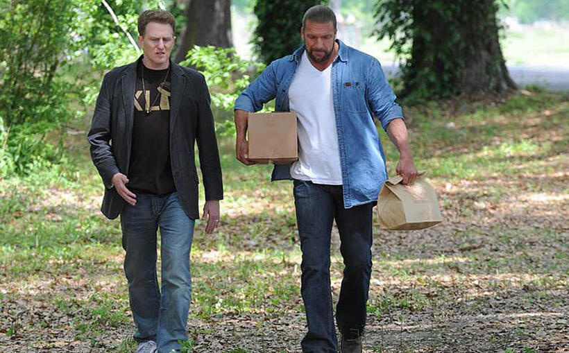 Michael Rapaport and Paul "Triple H" Levesque in "Inside Out."